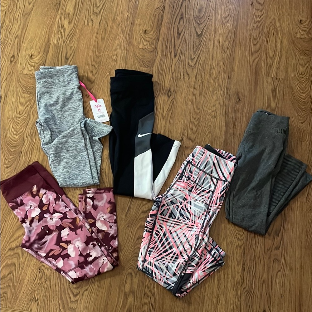 Nike, Justice, Oshkosh, Calvin Klein girls medium leggings
